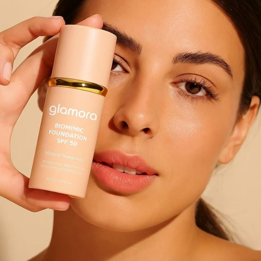 Base de Maquillaje 4 en 1 SPF50 Glamora™  | SE ADAPTA A CUALQUIER TONO DE PIEL