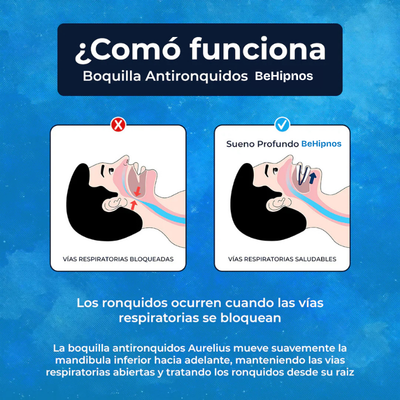 Boquilla anti-ronquidos - ¡Solución a los ronquidos!
